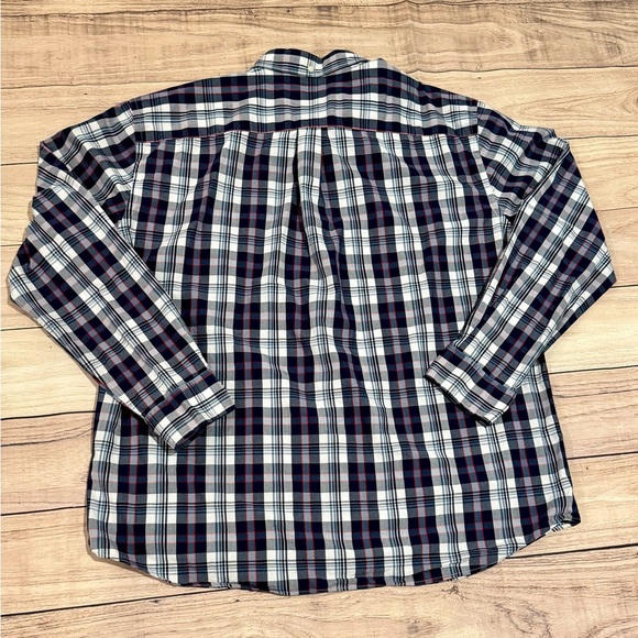 St. John's Bay Men's Plaid Button-Down Shirt Long Sleeve/size XXL - Picture 4 of 10